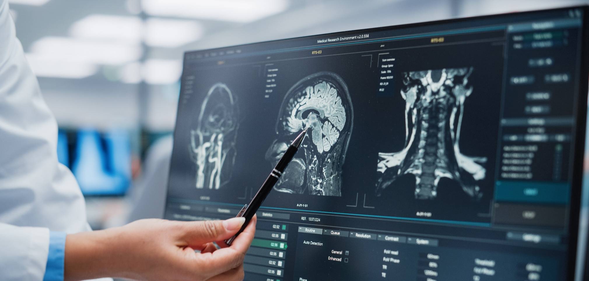 Arzt erklärt Befunde